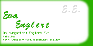 eva englert business card